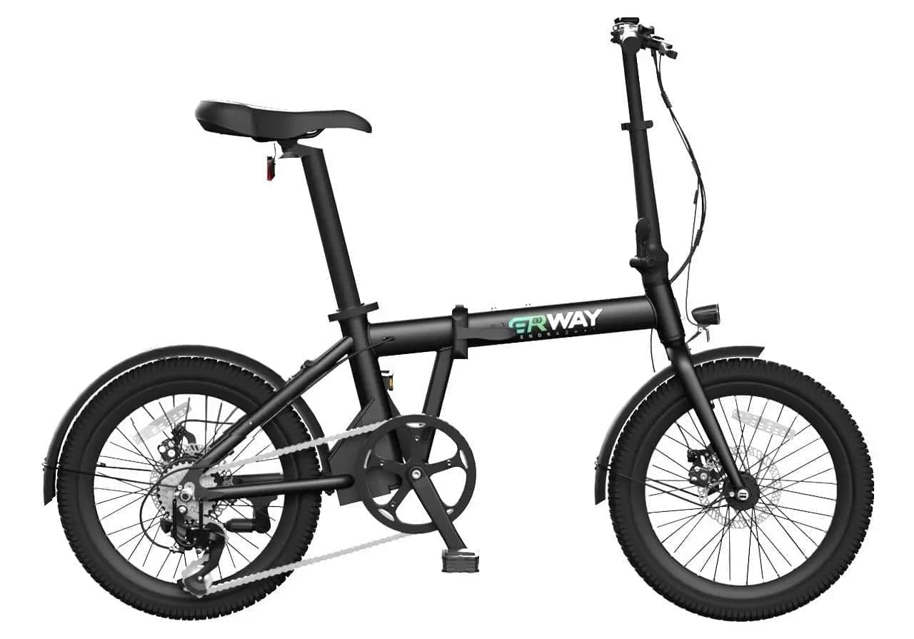 折りたたみ電動アシスト自転車 「ERWAY-A01」「ERWAY-A01 Lite」5段階
