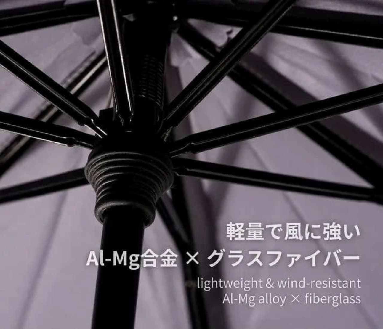 2秒でパッと畳める晴雨兼用の折りたたみ傘｜140cmのワイドサイズだから
