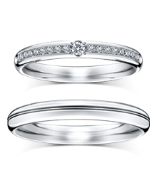 ストレートの結婚指輪（マリッジリング）デザイン一覧｜ラザール