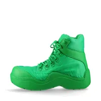 ボッテガヴェネタ ナイロン ショートブーツ 40 メンズ グリーン