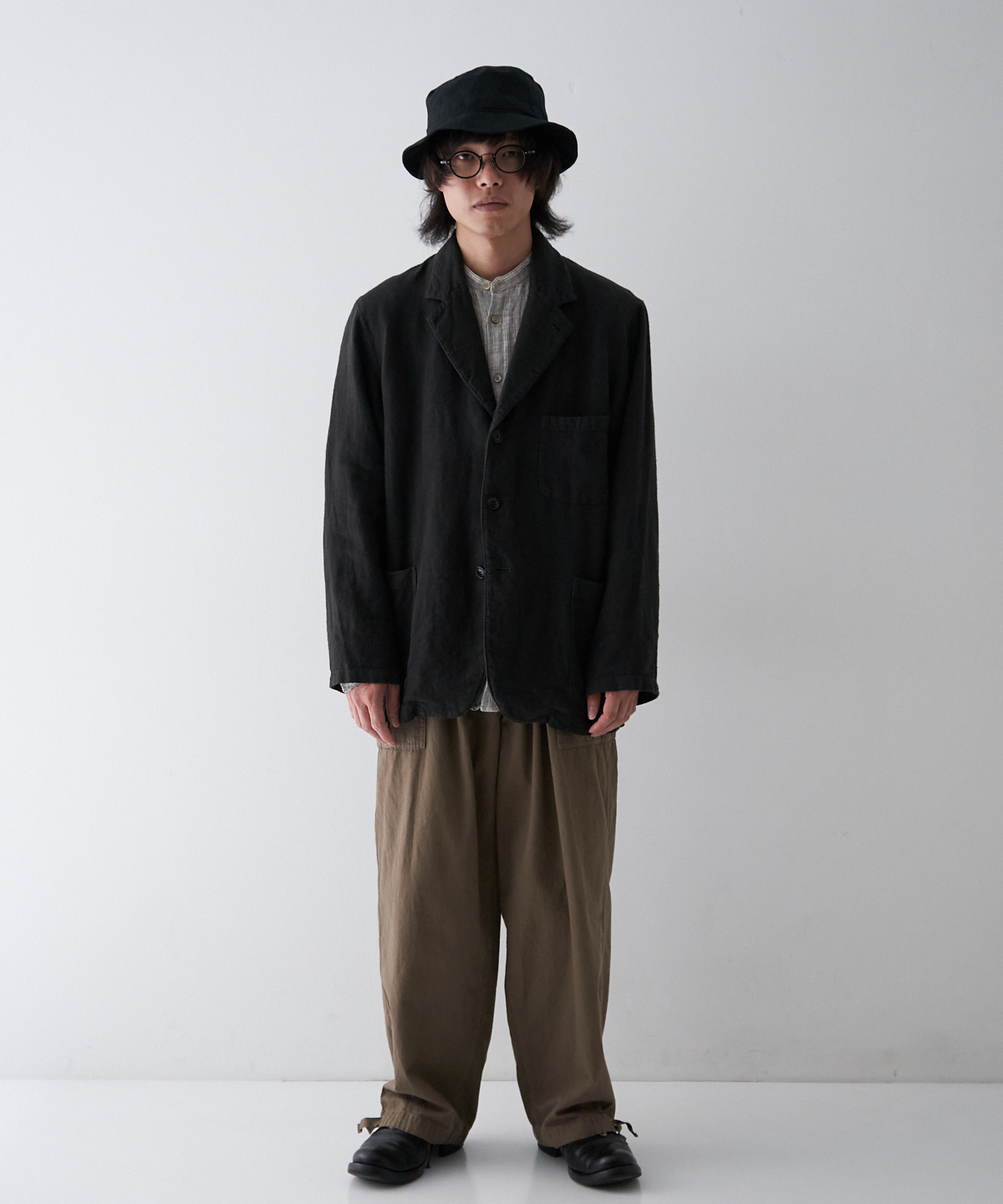起毛リネン サックジャケット｜nest Robe / CONFECT ONLINE SHOP