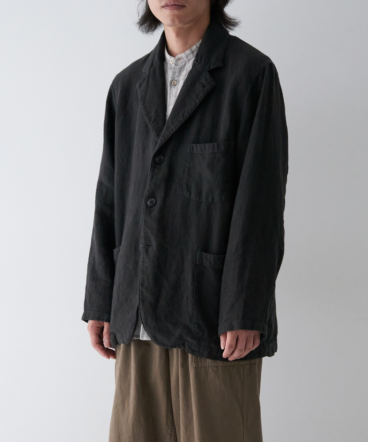起毛リネン サックジャケット｜nest Robe / CONFECT ONLINE SHOP