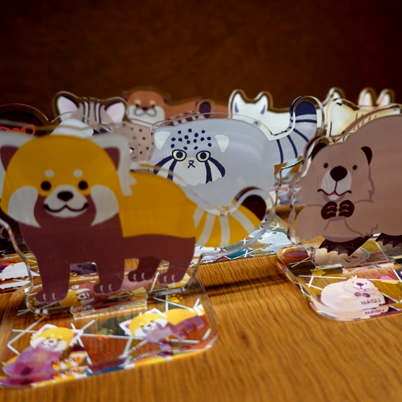 アクリルスタンド マヌルネコ【Original】レトロナスシリーズ | 那須