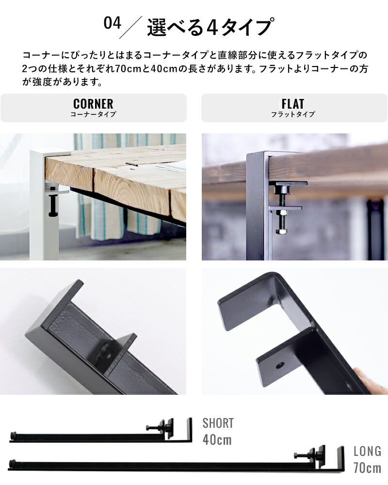 楽天市場】[全品10％OFF×25日限定クーポン]クランプ鉄脚 テーブルの脚