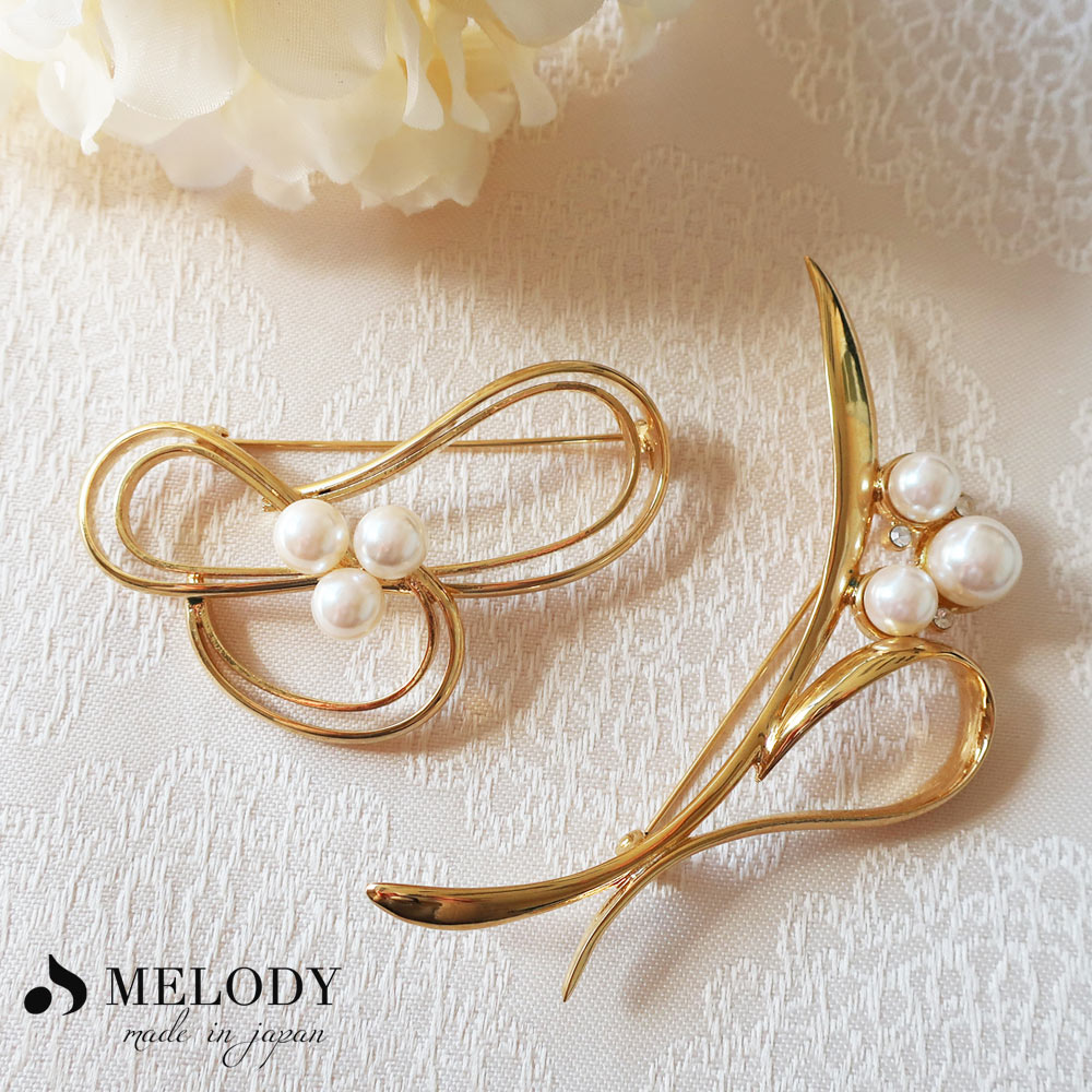 楽天市場】【最大10％OFFクーポン！】ブローチ 日本製 K18GP ショール