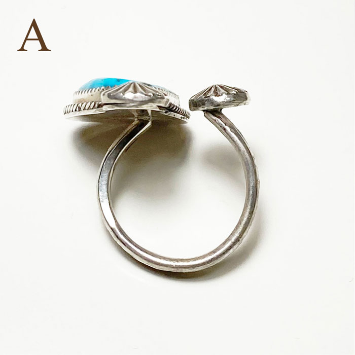 ヴィンテージ インディアンジュエリー ナバホ族 ターコイズ＆アポロ