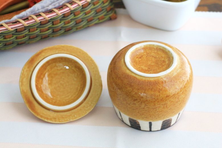 楽天市場】渕サビ十草茶碗蒸し 黄瀬戸 定番商品 蒸し碗 蓋付 蓋付き 蓋