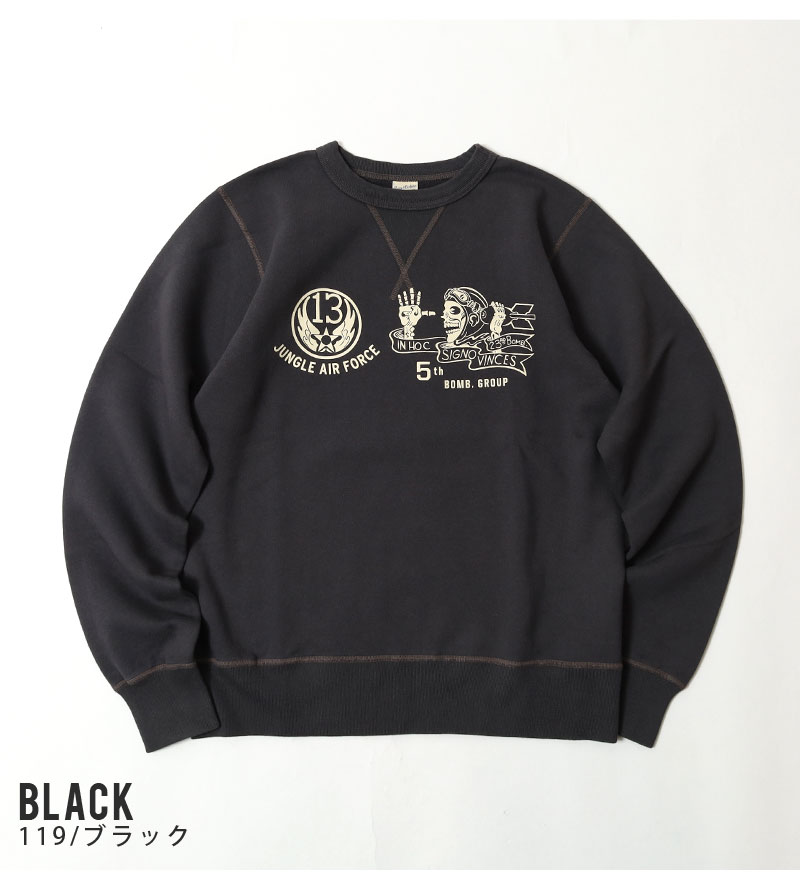 BUZZ RICKSON'S(バズリクソンズ) ミリタリープリントスウェット 5th