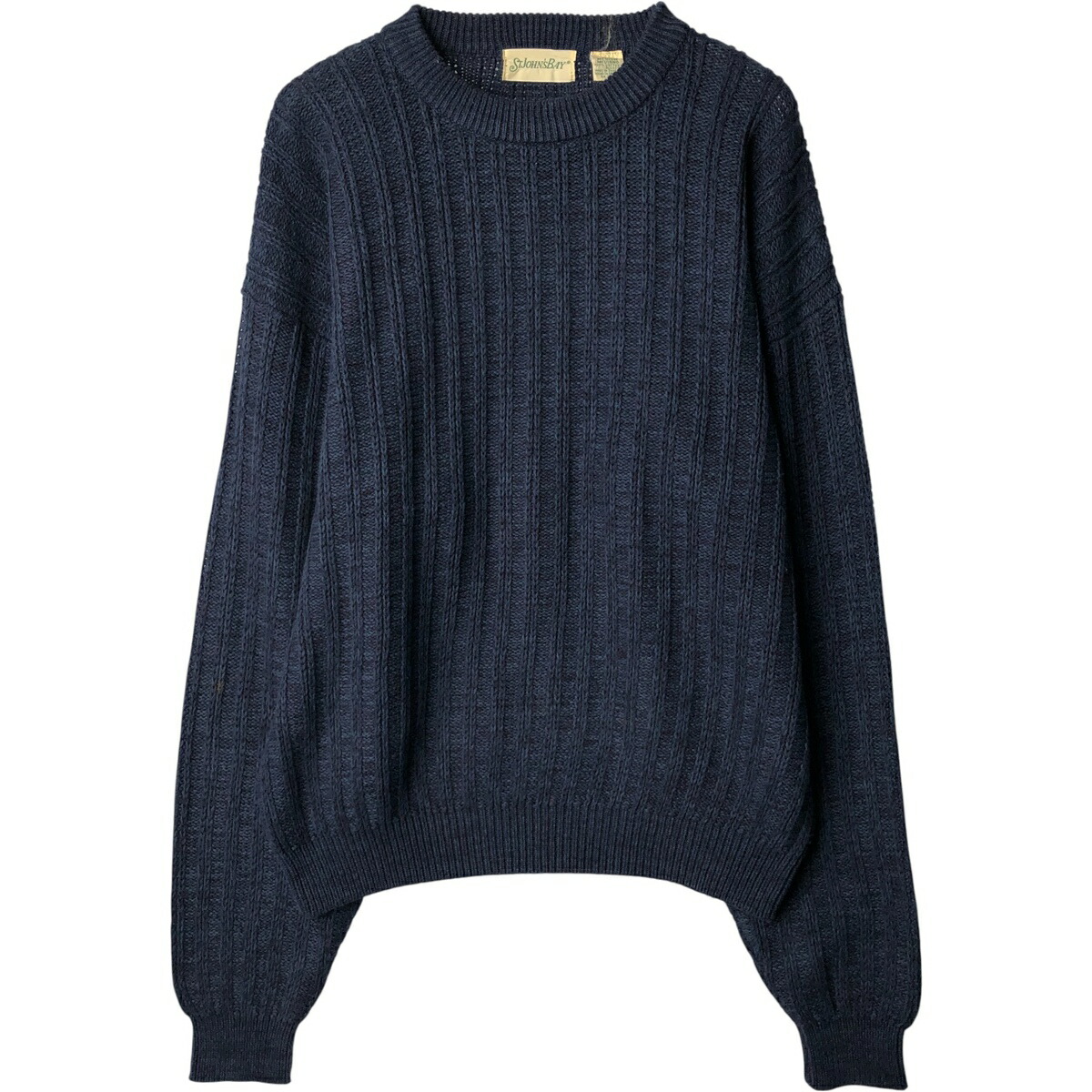 古着 90年代 セントジョンズベイ ST JOHN'S BAY リブ編み コットン