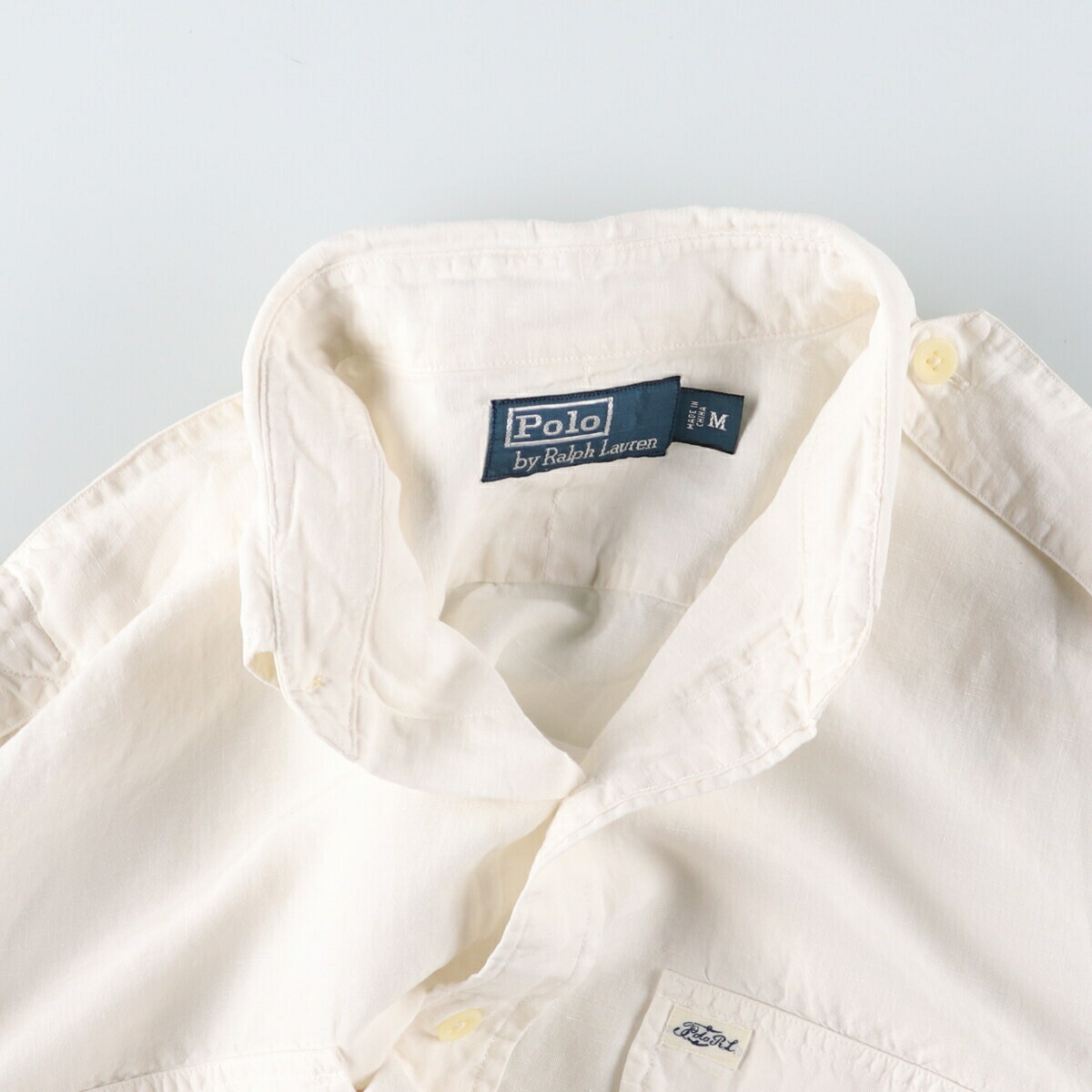 古着 ラルフローレン Ralph Lauren POLO by Ralph Lauren 長袖 リネン