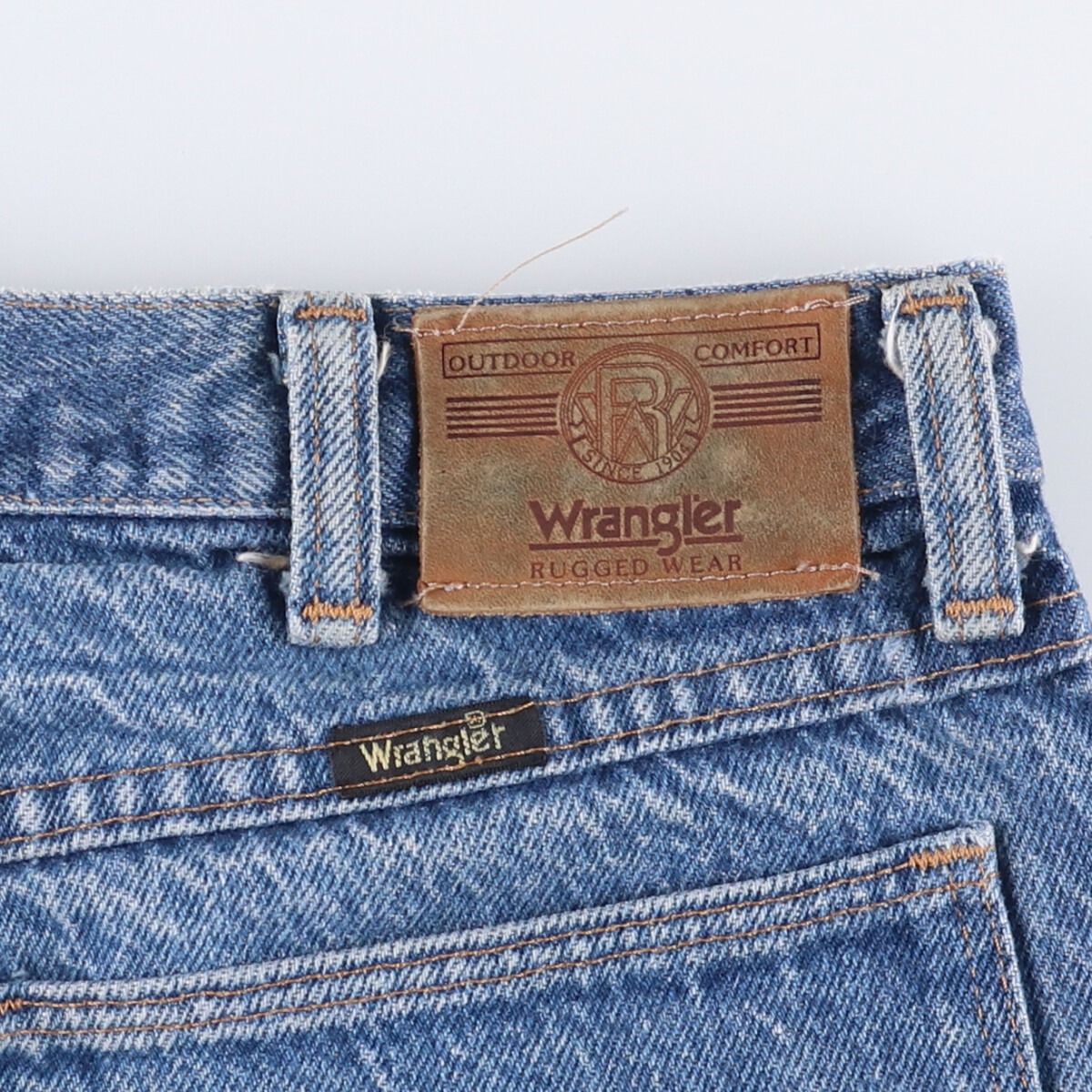 古着 ラングラー Wrangler RUGGED WEAR ストレートデニムパンツ USA製