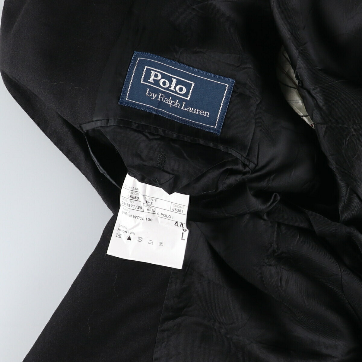 古着 ラルフローレン Ralph Lauren POLO by Ralph Lauren ウール