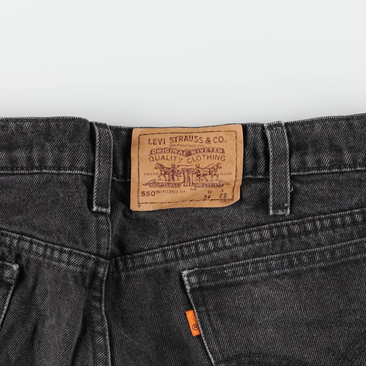 古着 90年代 リーバイス Levis 550 RELAXED FIT HUSKY オレンジタブ