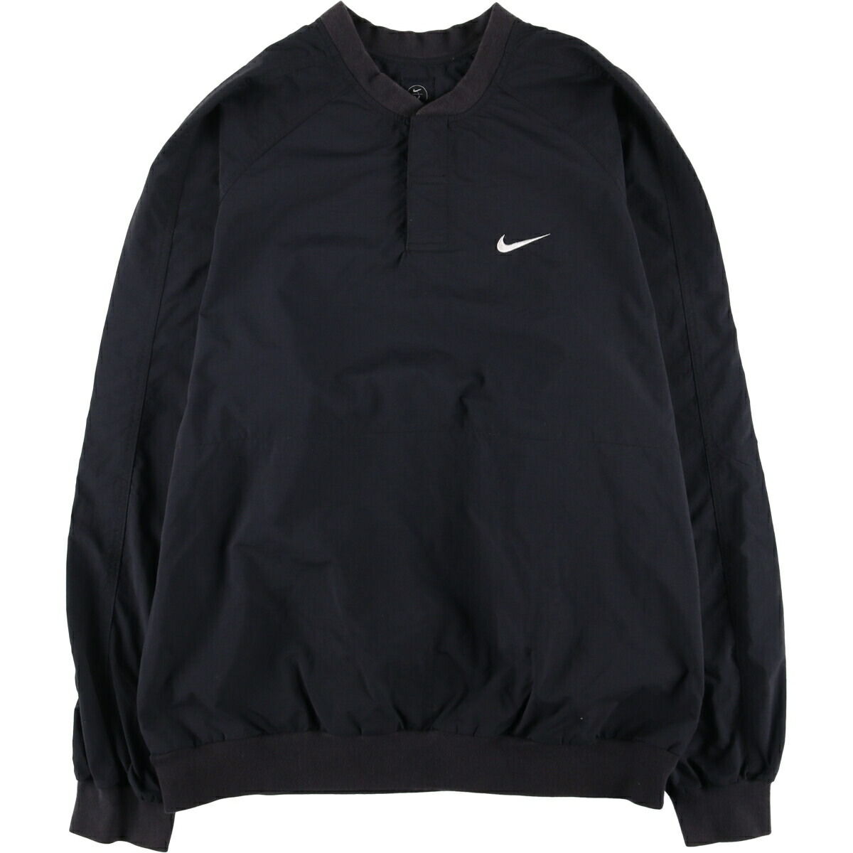 古着 00年代 ナイキ NIKE GOLF ゴルフ ハーフボタン ナイロンプル