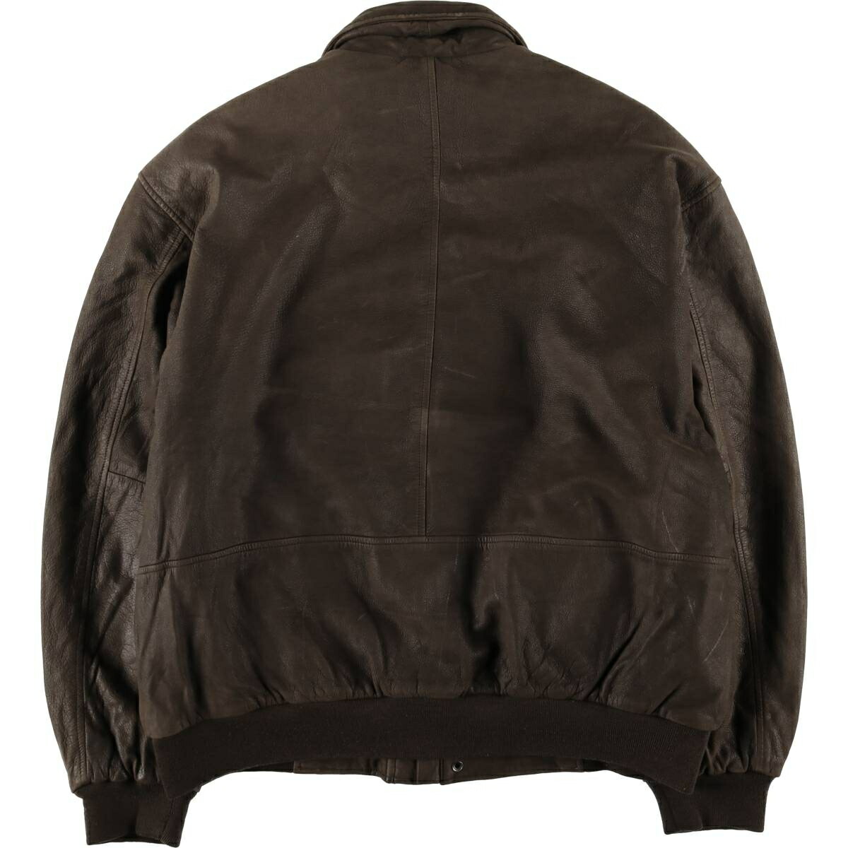 古着 80～90年代 SAVILE ROW 中綿入り レザーフライトジャケット