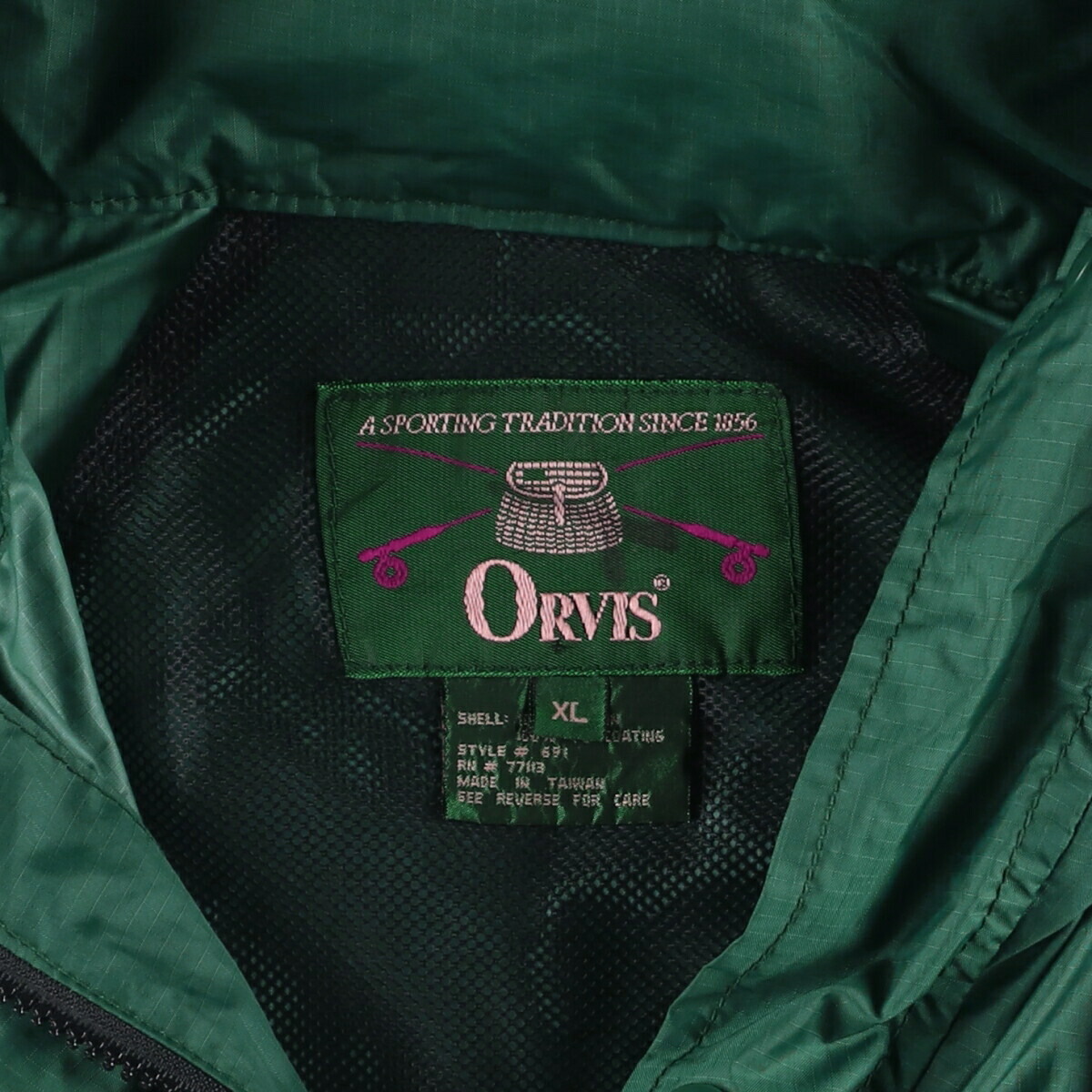 古着 90年代 オービス ORVIS リップストップ フィッシングジャケット