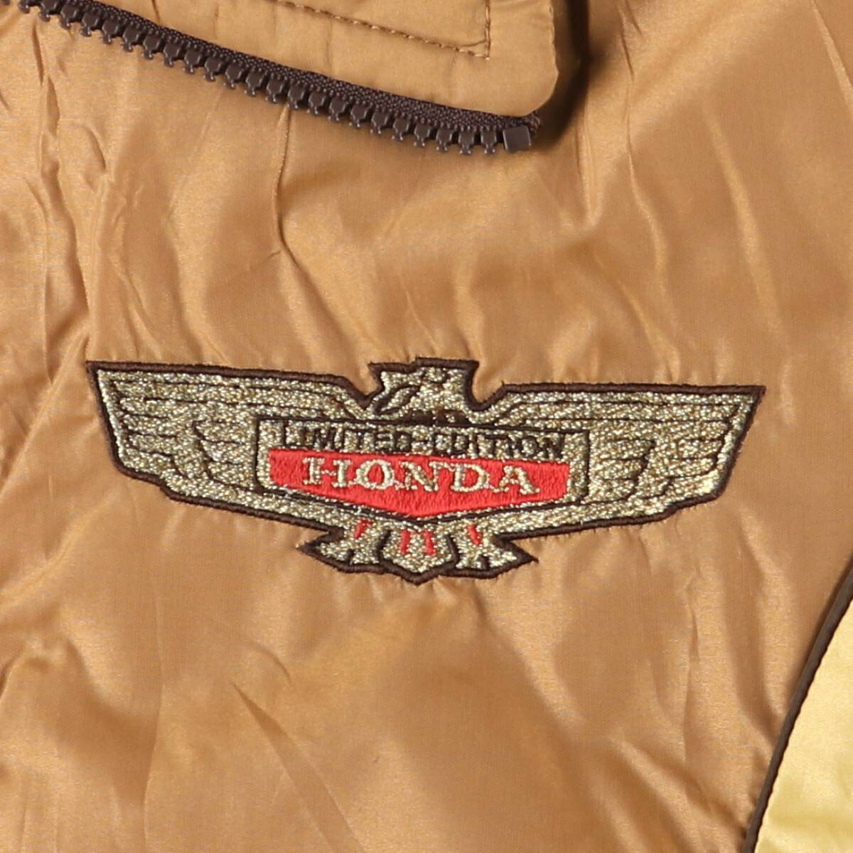 古着 70年代 ホンダ HONDA 中綿入り ナイロンレーシングジャケット USA