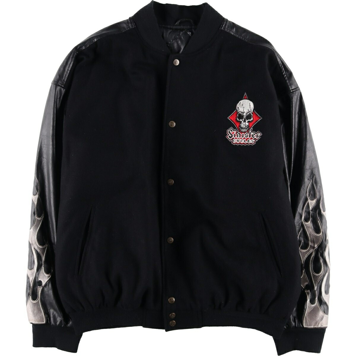 古着 90年代 スティーブアンドバリーズ STEVE&BARRYS ドクロ柄 スカル