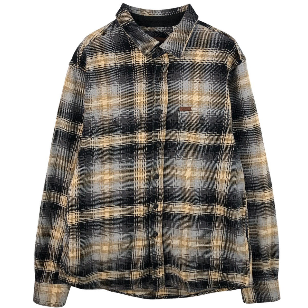 古着 オービス ORVIS 長袖 ヘビーネルチェックシャツ メンズM相当