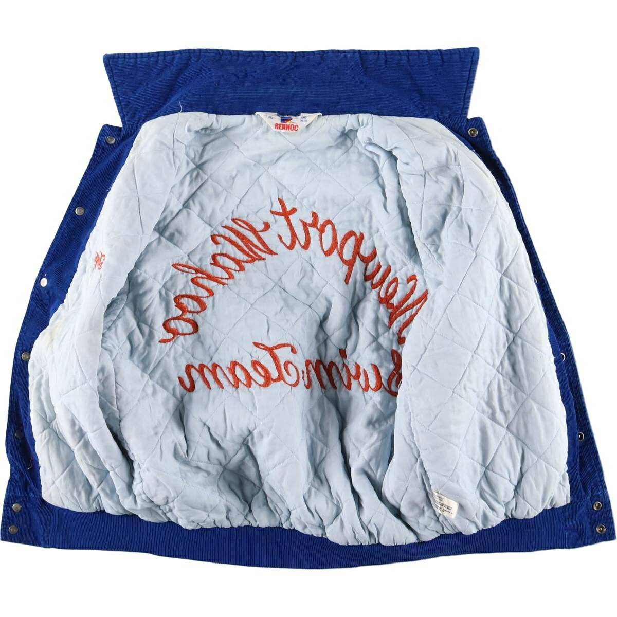 古着 70年代 レノック Rennoc 中綿入り コーデュロイボタンスタジャン