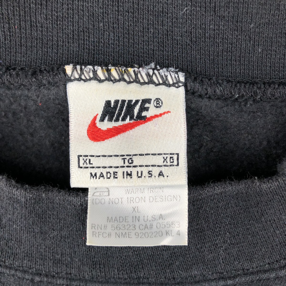 古着 90年代 ナイキ NIKE AIR ロゴスウェットシャツ トレーナー USA製