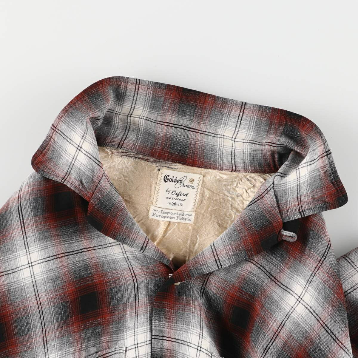 古着 60年代 ゴールデン クラウン GOLDEN CROWN オンブレチェック