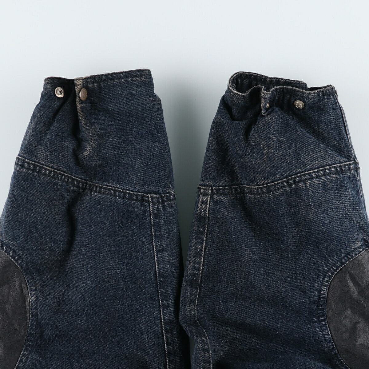 古着 80年代 ゲス Guess BY GEORGES MARCIANO レザー切替 デニム