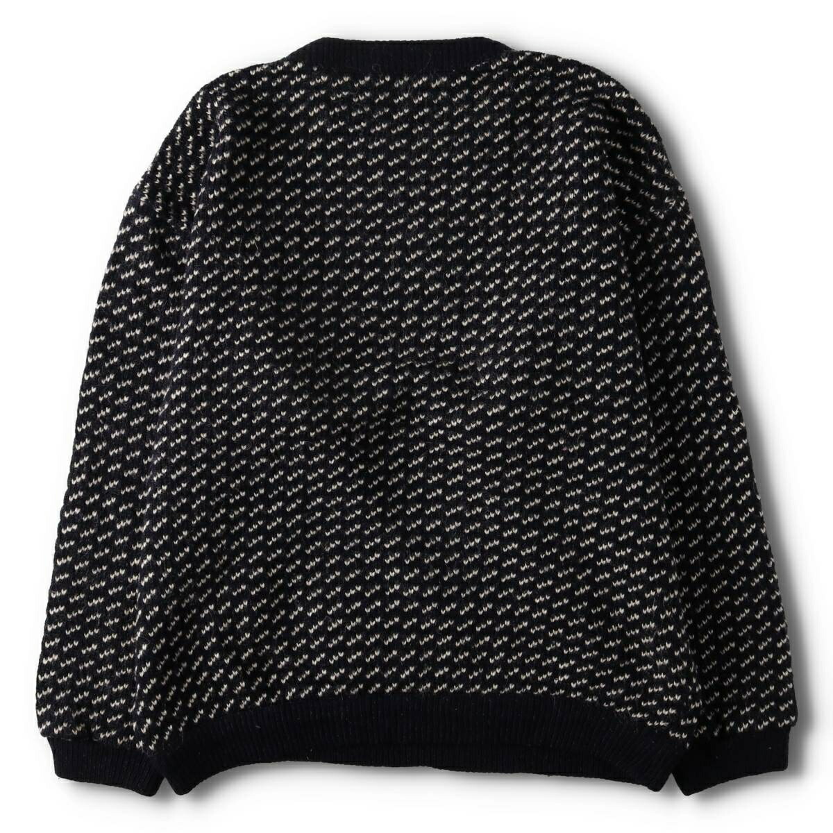 古着 70～80年代 エルエルビーン L.L.Bean バーズアイ柄 ウールニット