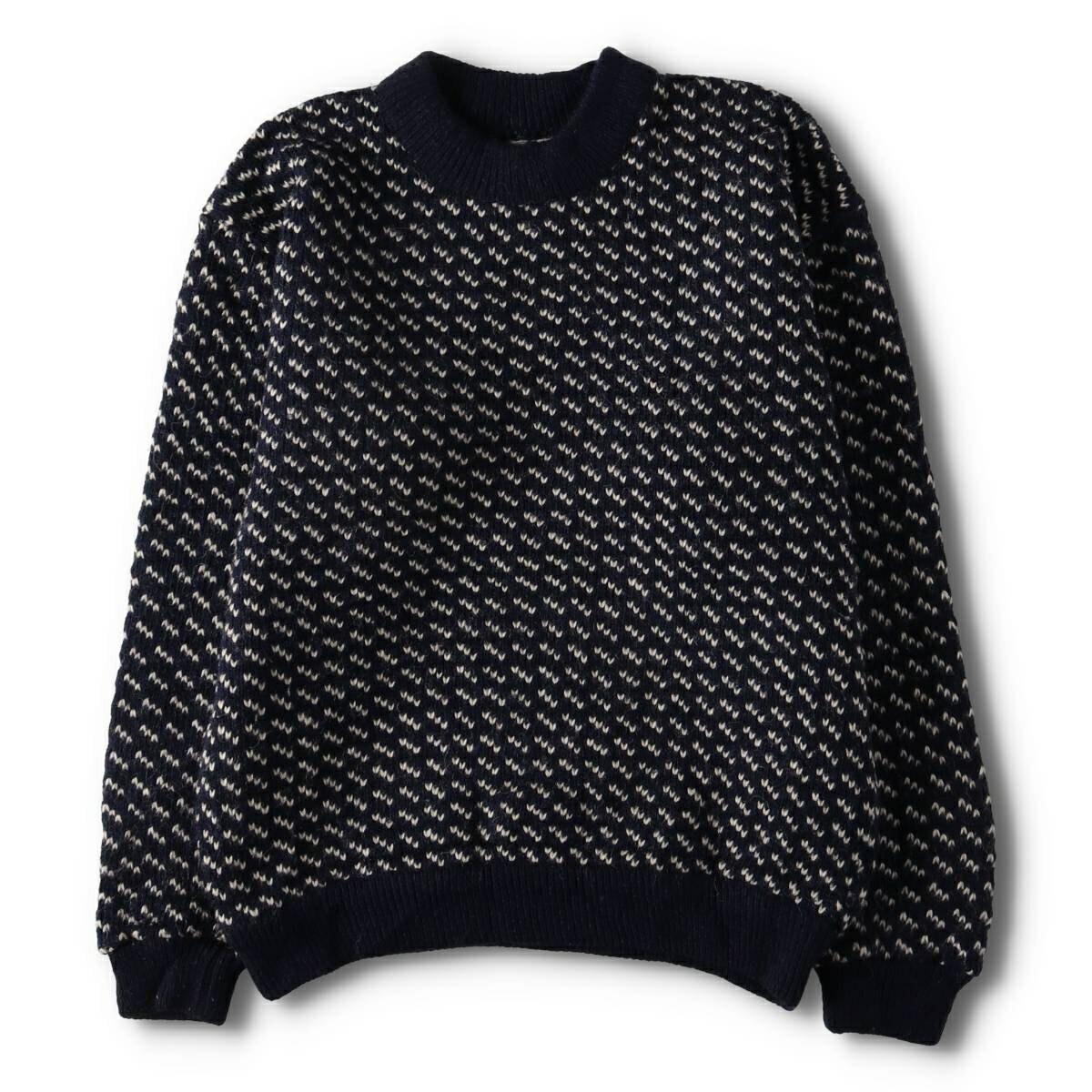 古着 70～80年代 エルエルビーン L.L.Bean バーズアイ柄 ニット