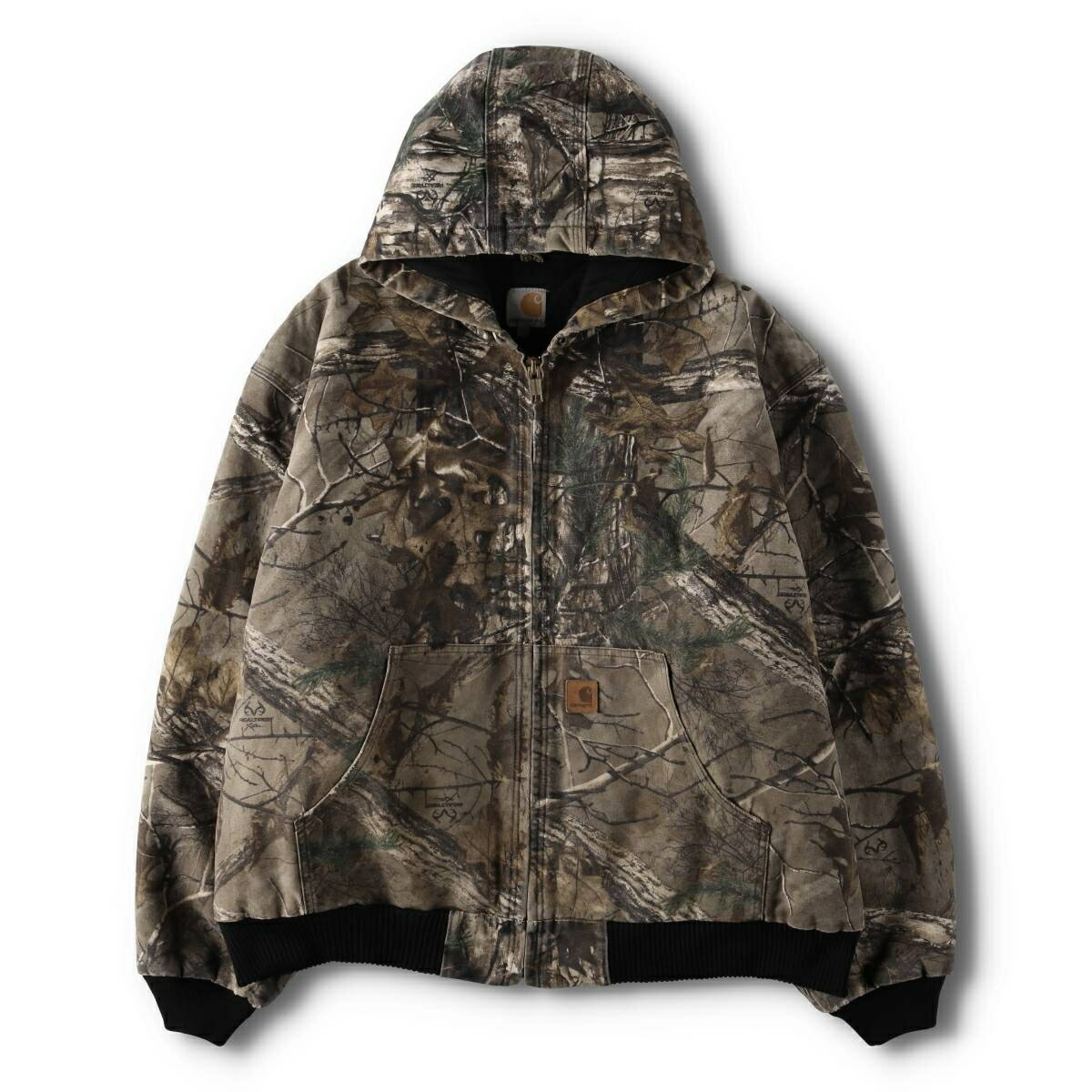 古着 カーハート Carhartt アクティブジャケット リアルツリーカモ