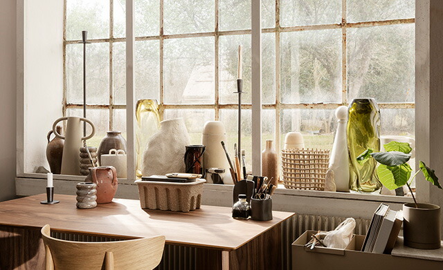 お取り寄せ】Ferm Living (ファームリビング) Ceramic Basket