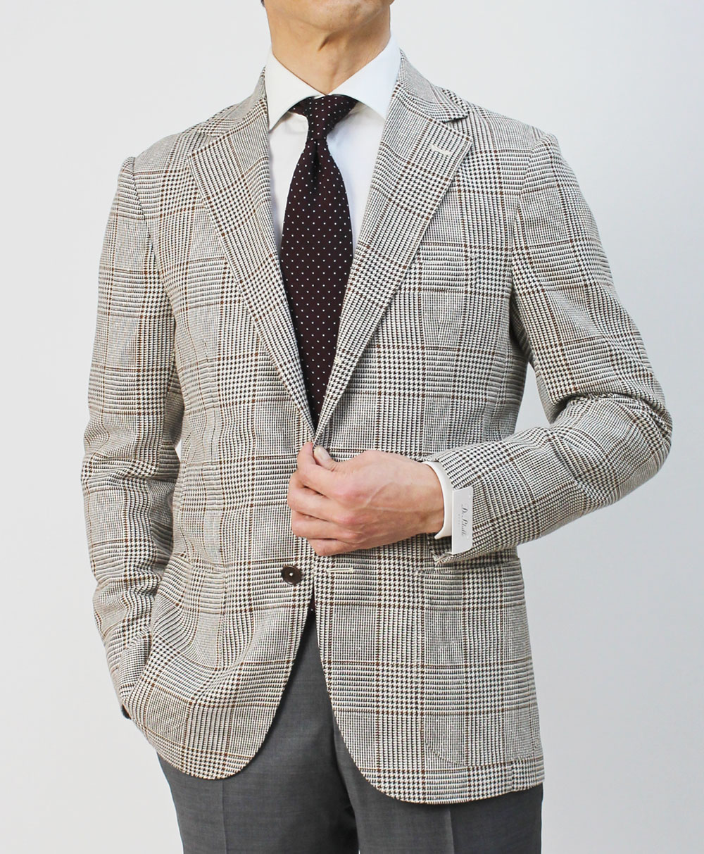 デ ペトリロ / De Petrillo / シングル ジャケット / ウール シルク