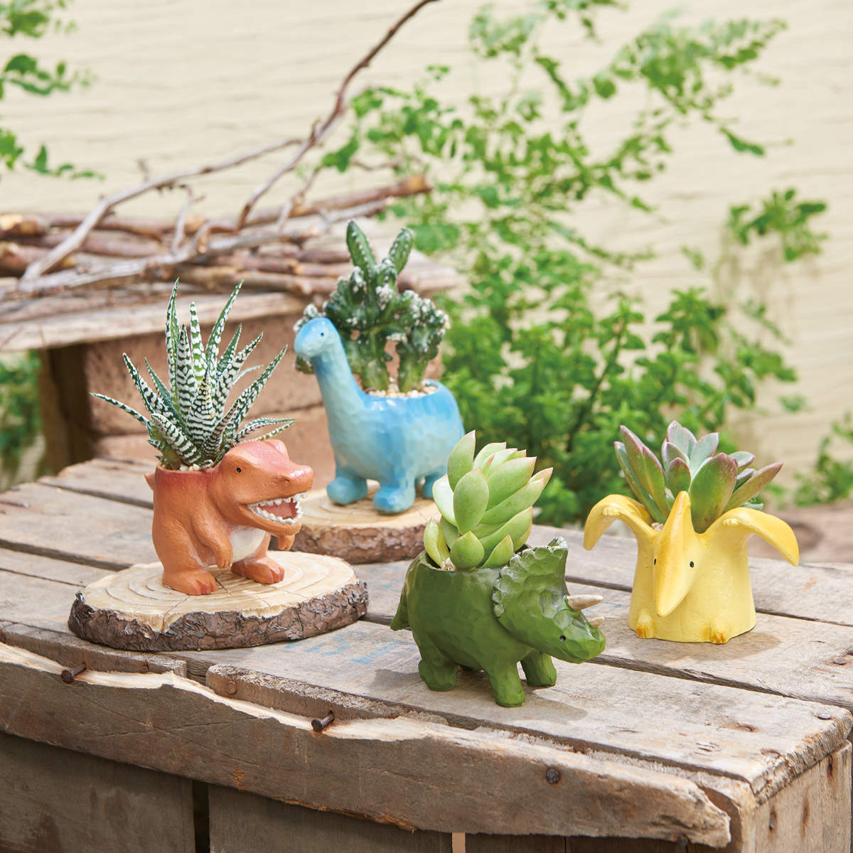 楽天市場】プランター 恐竜シリーズ モササウルス （ 植木鉢 プラント