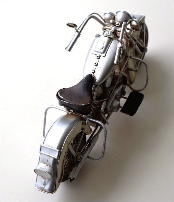 楽天市場】置物 オブジェ バイク おもちゃ アンティーク調 おしゃれ