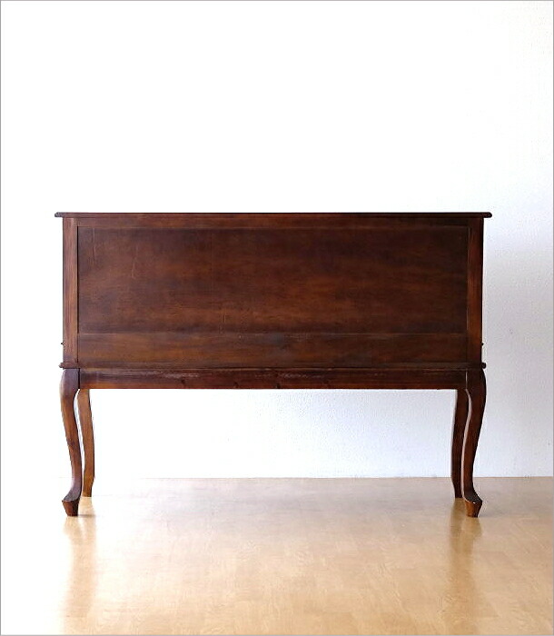 楽天市場】キャビネット アンティーク 家具 木製 脚付き 猫脚 サイド