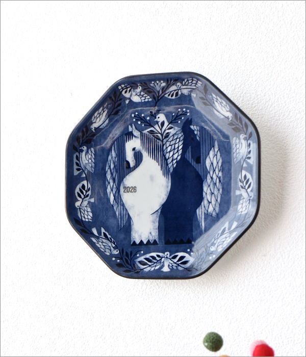 楽天市場】2026年 干支 午 飾り皿｜福田利之×波佐見焼 イヤープレート