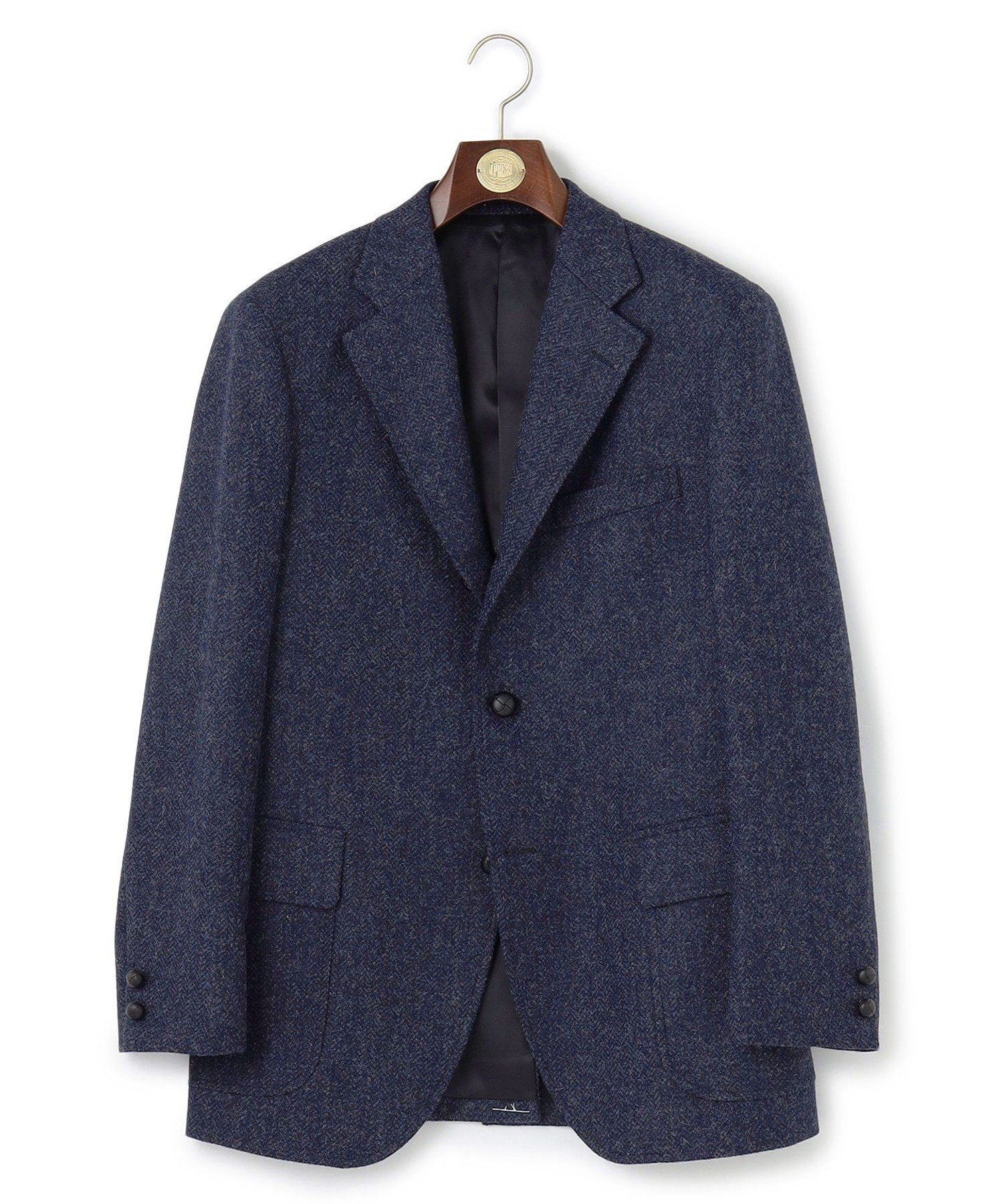 J・プレスのムーン社とラバット社のヘリンボーンツイードI型サック