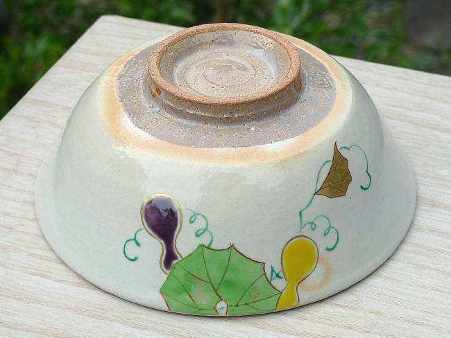 六瓢平茶碗 亨 - 京焼清水焼 松韻堂