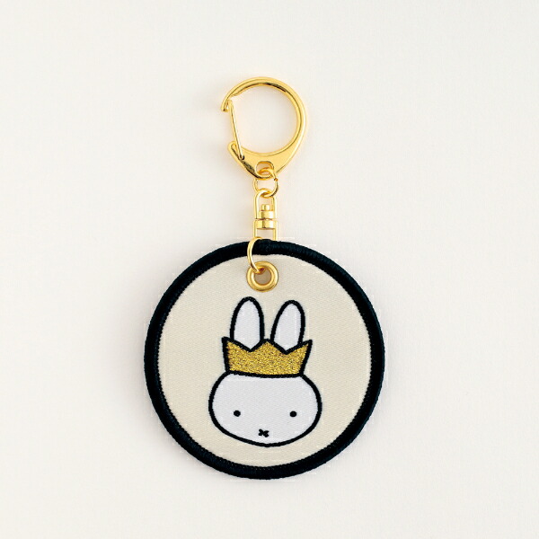 ミッフィー miffy 70th ワッペン キーホルダー(Ivory) 文具
