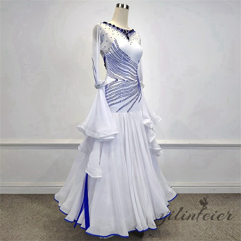 楽天市場】【受注生産】豪華社交ダンス ドレス スタンダード ダンス