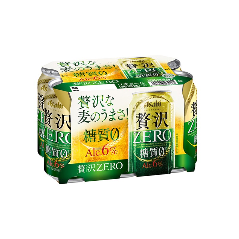 クリアアサヒ贅沢ゼロ 6缶パック アークスオンラインショップ Arcs