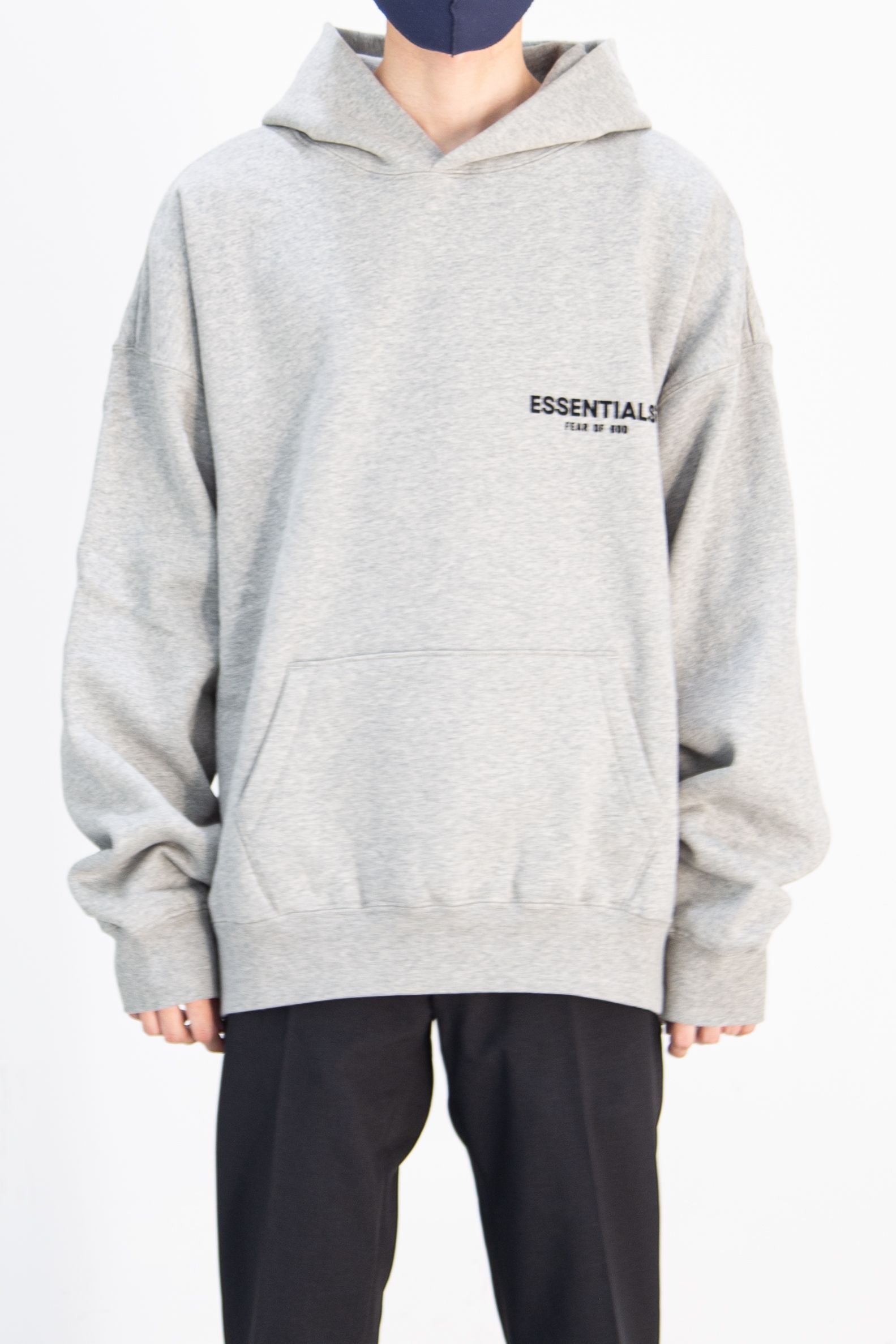 FOG ESSENTIALS - 22SS BACK LOGO SWEAT HOODIE / ダークオートミール