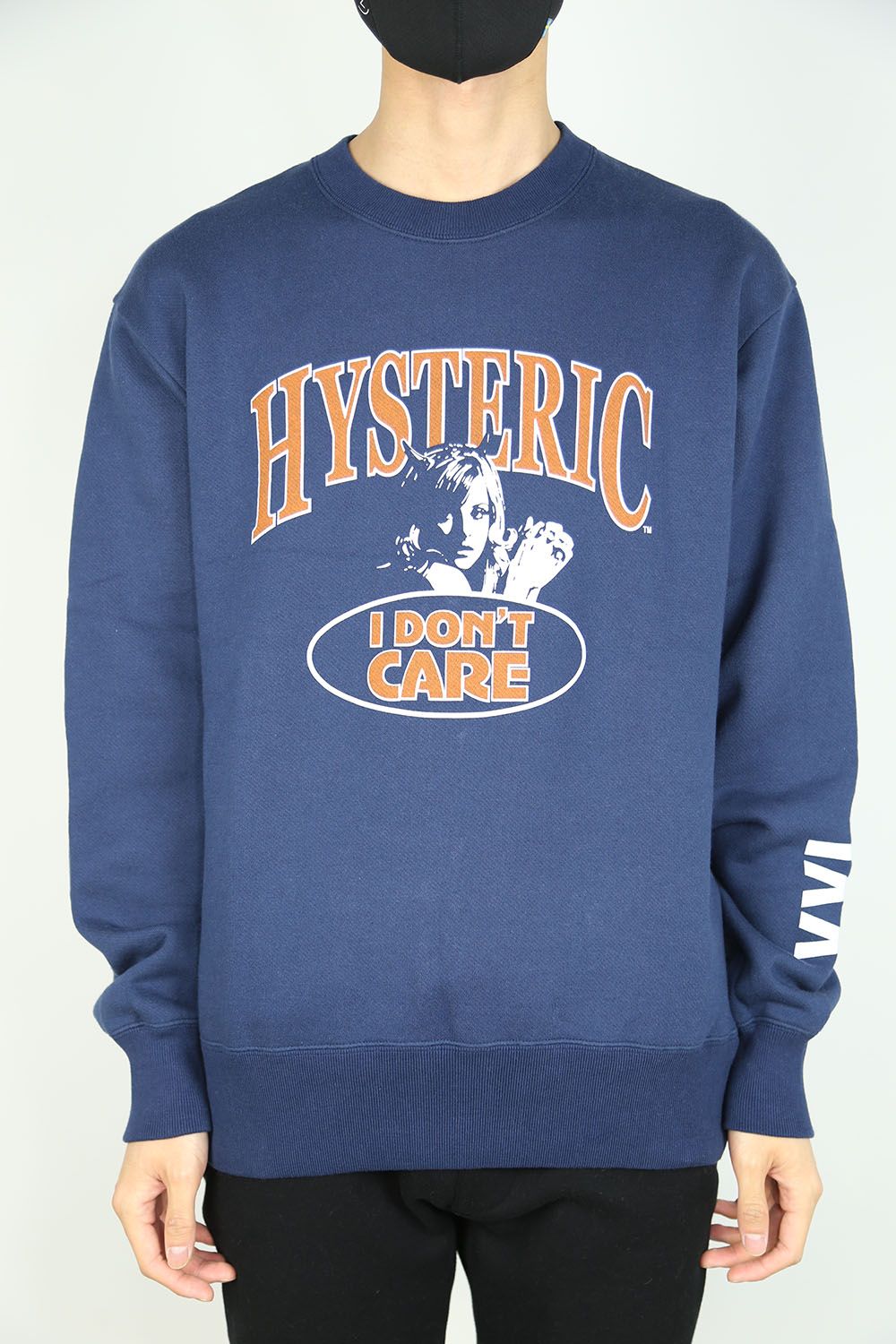 HYSTERIC GLAMOUR - I DON'T CARE スウェット / ネイビー | Tempt