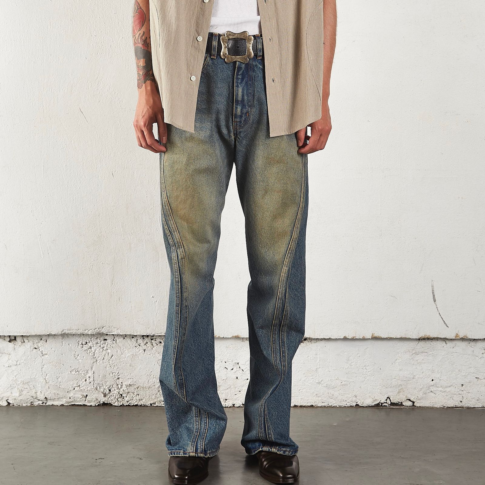 NVRFRGT - 【残りわずか】3D Twisted Jeans | ACRMTSM ONLINE STORE