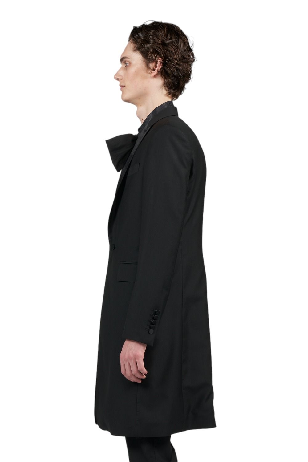 GalaabenD - タキシードクロス ロングジャケット - Tuxedo Long Jacket