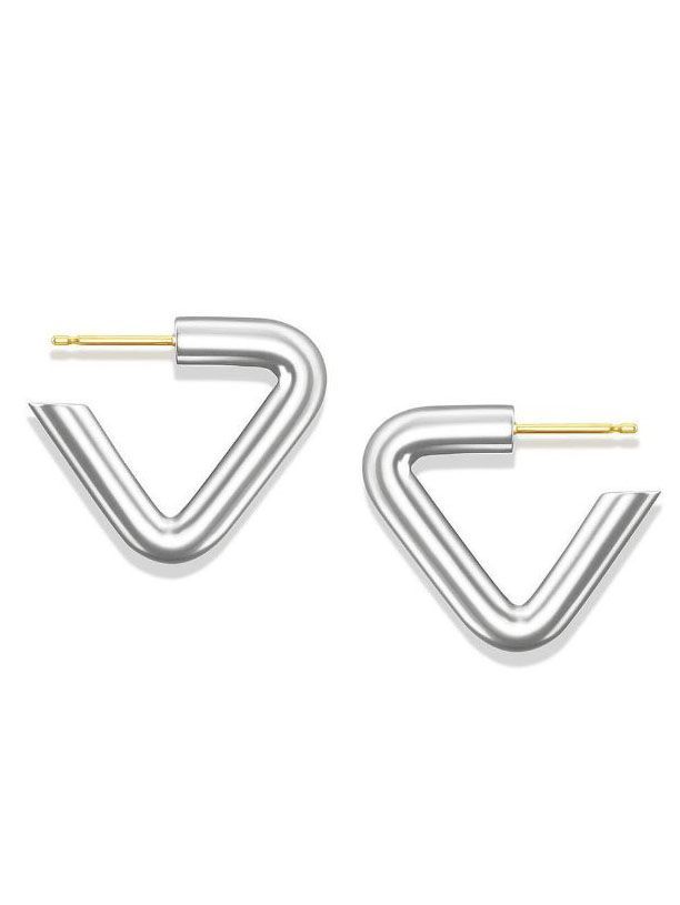 CAREERING - 【両耳用】TRIANGLE 501 YELLOW トライアングル ピアス