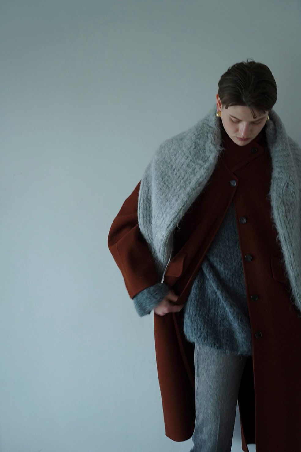 CLANE - アーチスリーブ リバー コート - ARCH SLEEVE REVER COAT