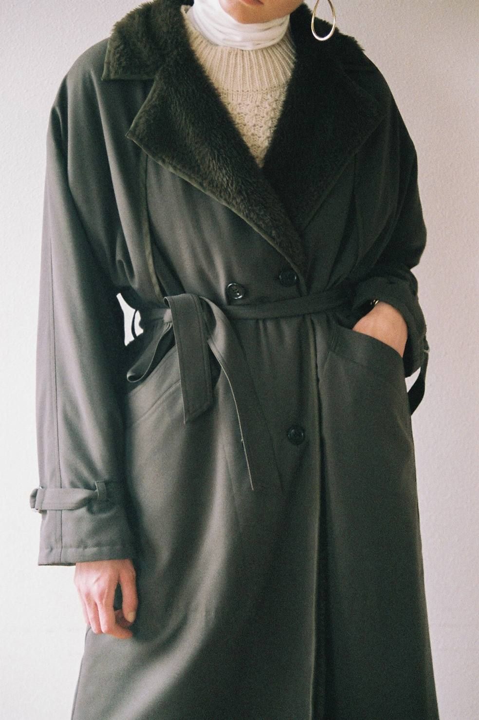 CLANE - リバーシブルミリタリーロングコート - REVERSIBLE MILITARY