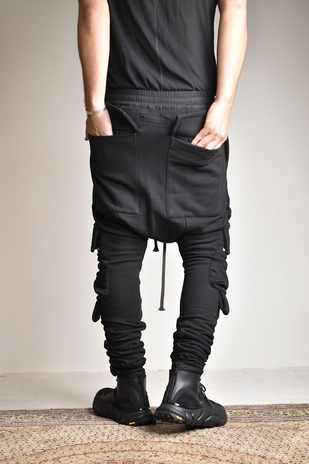 A.F ARTEFACT - Side Zip Sweat Sarouel Pants