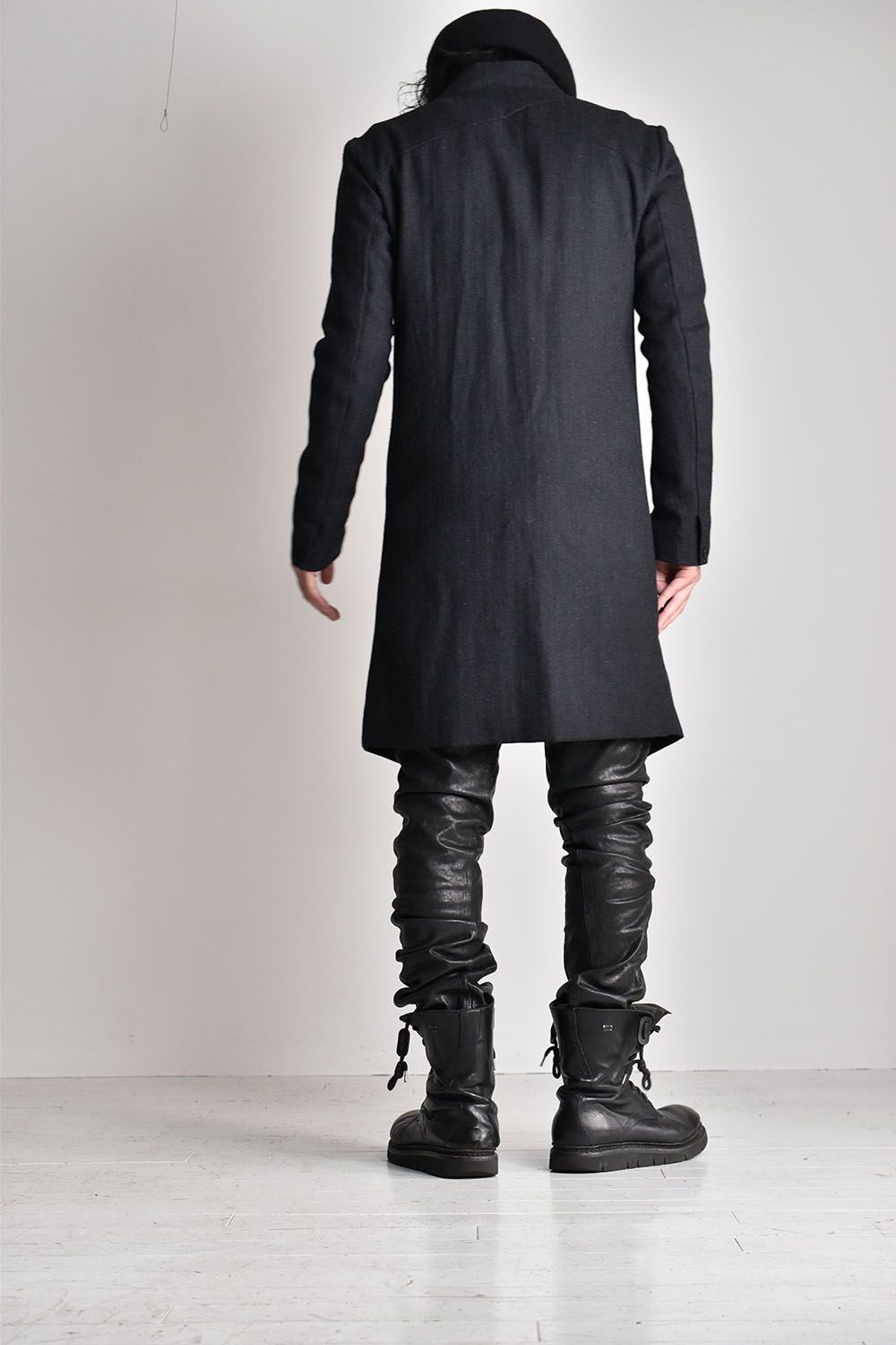 FAKE LONDON モッズコート ウール✖︎カシミア レザー肘パッチ FAKE